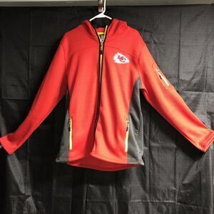 NWT Men's NFL TEAM APPAREL Kansas City CHIEFS Hooded Thermal Jacket Size L